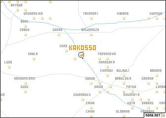 map of Kakosso