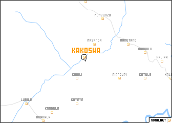 map of Kakoswa