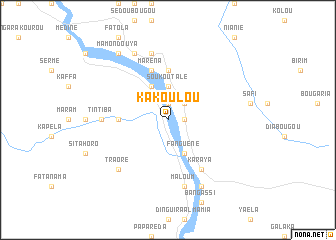 map of Kakoulou