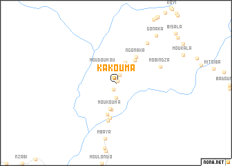 map of Kakouma