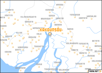 map of Kakounsou