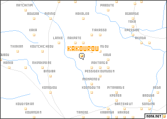 map of Kakourou