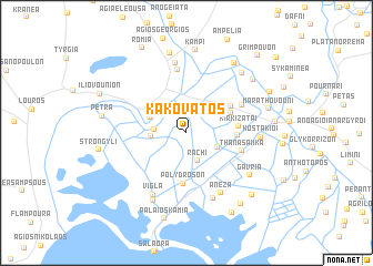 map of Kakóvatos