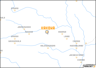 map of Kakowa