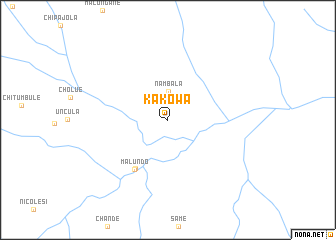 map of Kakowa