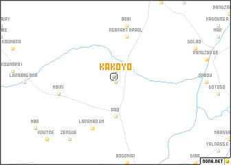 map of Kakoyo