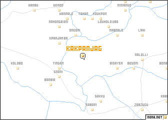 map of Kakpanjag