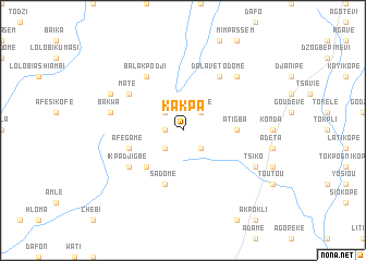 map of Kakpa