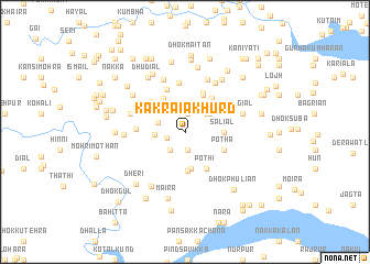 map of Kakrāia Khurd