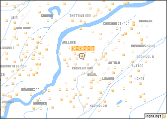 map of Kakrān