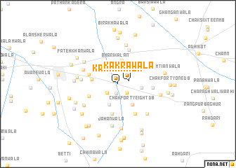 map of Kakrāwāla