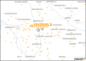 map of Kakrāwāla