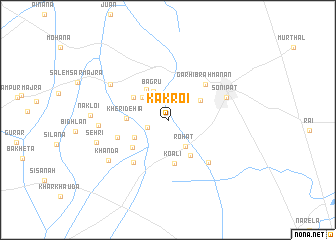 map of Kakroi