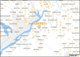 map of Kakrot