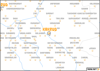 map of Kākrūd