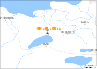 map of Kaksalʼskoye