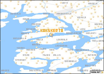 map of Kakskerta