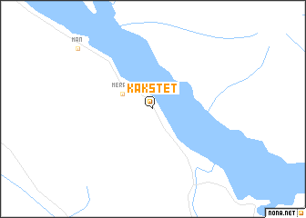 map of Kakstet