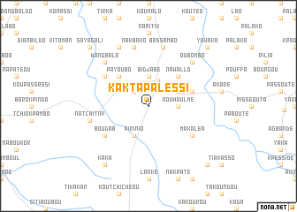 map of Kaktapalessi