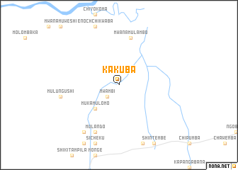 map of Kakuba