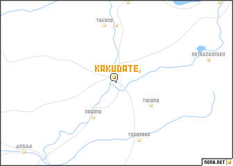 map of Kakudate
