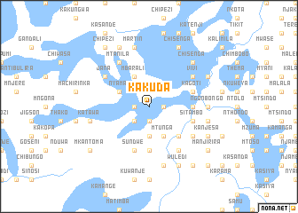 map of Kakuda