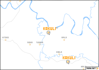 map of Kakuli