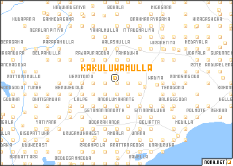 map of Kakuluwamulla