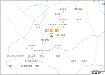 map of Kakuma