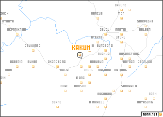 map of Kakum