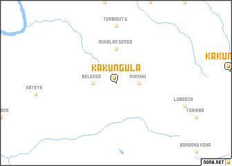 map of Kakungula