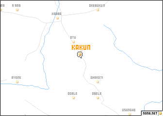 map of Kakun