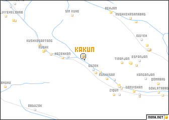 map of Kākūn