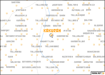 map of Kākūrah