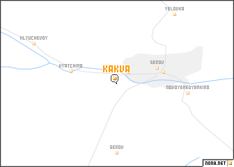 map of Kakva