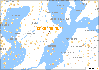 map of Kakwānīwāla