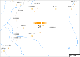 map of Kakwende