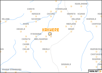 map of Kakwere