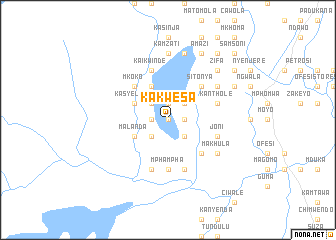 map of Kakwesa