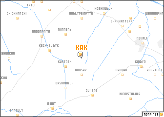 map of Kak