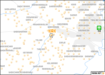 map of Kāk