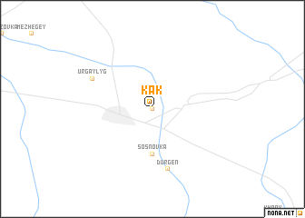 map of Kak