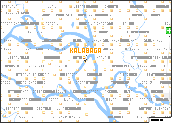 map of Kālābaga