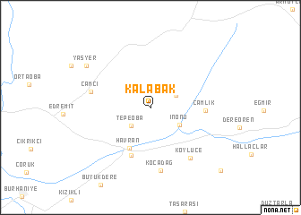 map of Kalabak