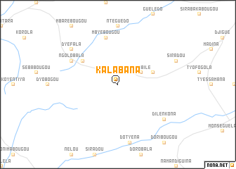 map of Kalabana