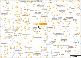 map of Kālāban