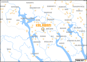 map of Kalabari