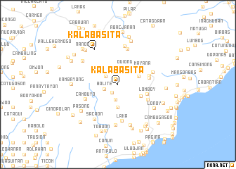 map of Kalabasita