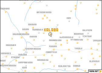 map of Kalaba