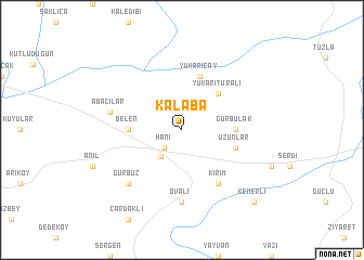 map of Kalaba